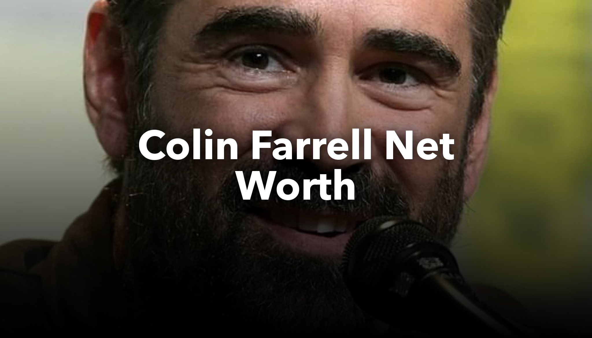 Colin Farrell Net Worth nichesss